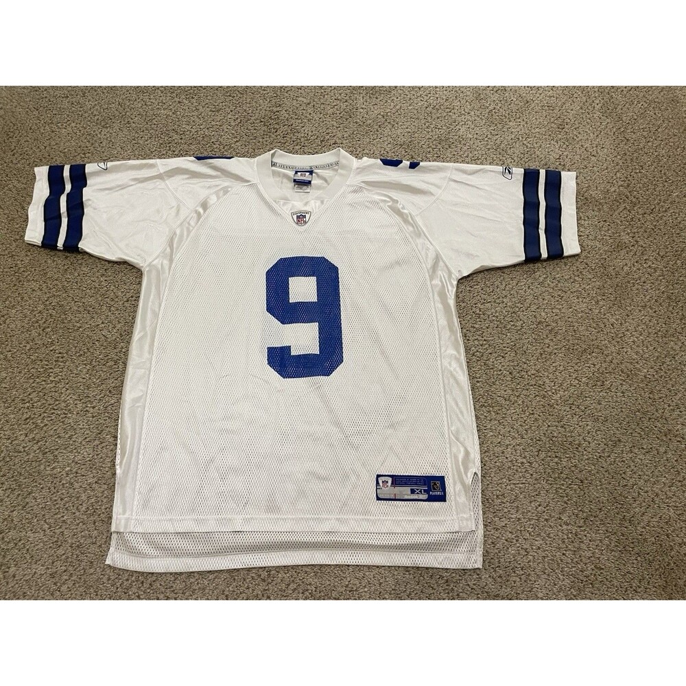 Dallas Cowboys Men's NFL White On Field Jersey  Tony  Romo #9 XL Reebok